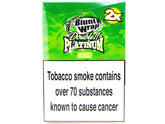BLUNT WRAP DOUBLE PLATINUM GREEN (25)